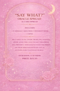 “Say-What?” Oracle Spread